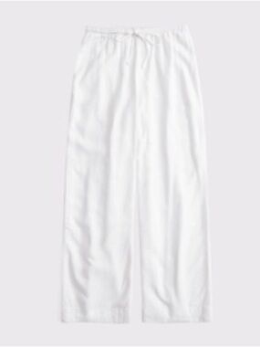 A&F Linen-Blend Pull on Pants